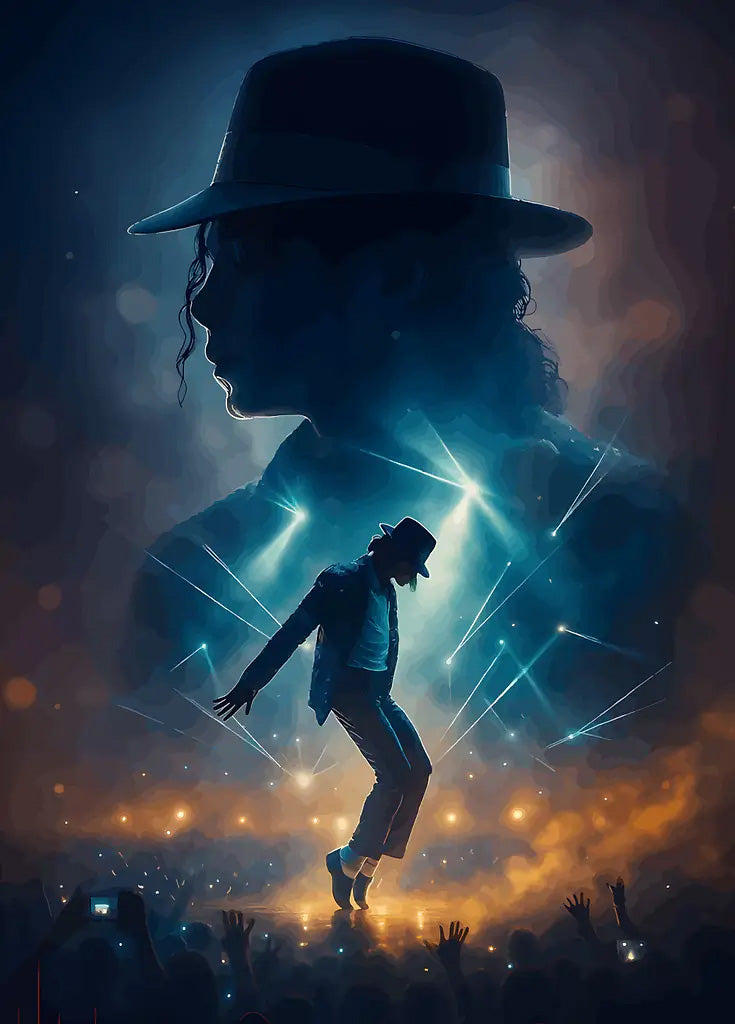 Michael Jackson 2 metal poster artwork